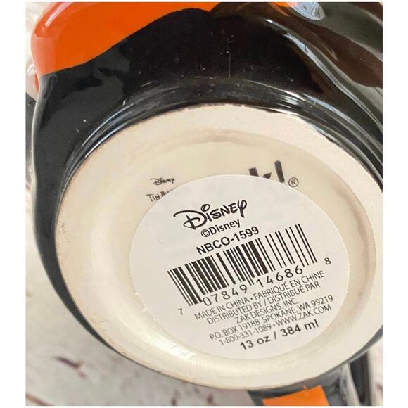 DISNEY Nightmare Before Christmas Jack Skellington Pumpkin King Mug - Picture 5 of 5